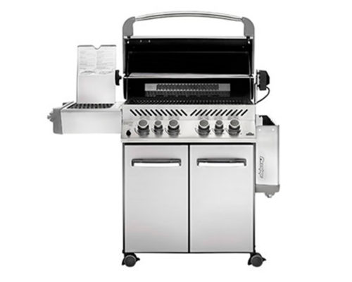 Газовый гриль Napoleon Prestige-500 (стальной)