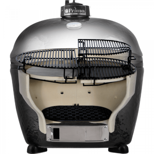 Керамический гриль Primo-Oval-XL 400 в разрезе Керамический гриль Примо-Oval-XL 400 в разрезе
