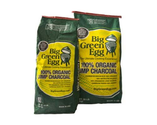 Уголь древесный органический крупнокусковой, пакет 4,5 кг, Big Green Egg