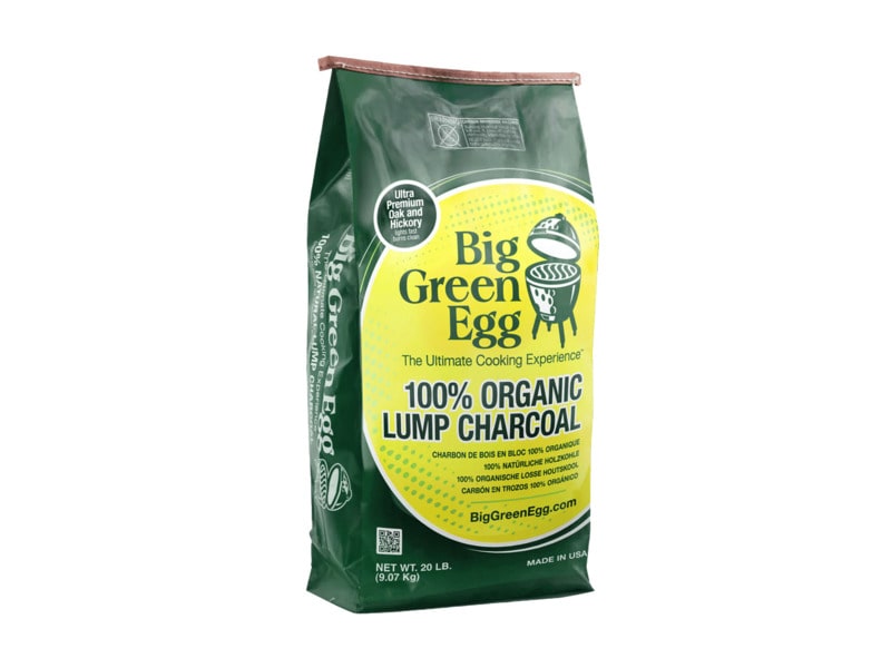 Уголь древесный органический крупнокусковой, пакет 9кг Big Green Egg 1 Уголь древесный органический крупнокусковой, пакет 9кг Большое Зеленое Яйцо 1
