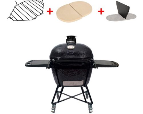 Угольный гриль Primo Oval 400 (XL) все в одном