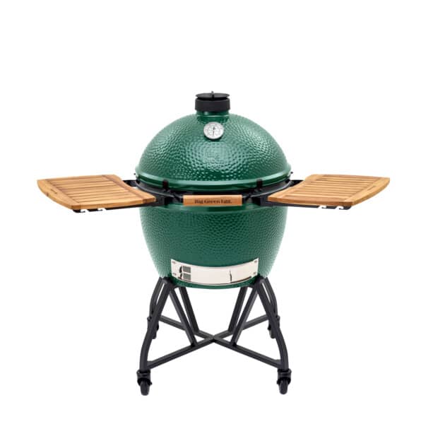 Керамический гриль Big Green Egg XL ножки и столики из акации Керамический гриль Big Green Egg XL ножки и столики из акации, идея для подарка