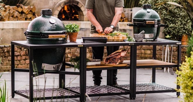 Модульная гриль-кухня BGE с грилем Big Green Egg Медиум
