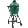 Керамический гриль Big Green Egg M в ножках с рукоятью фото